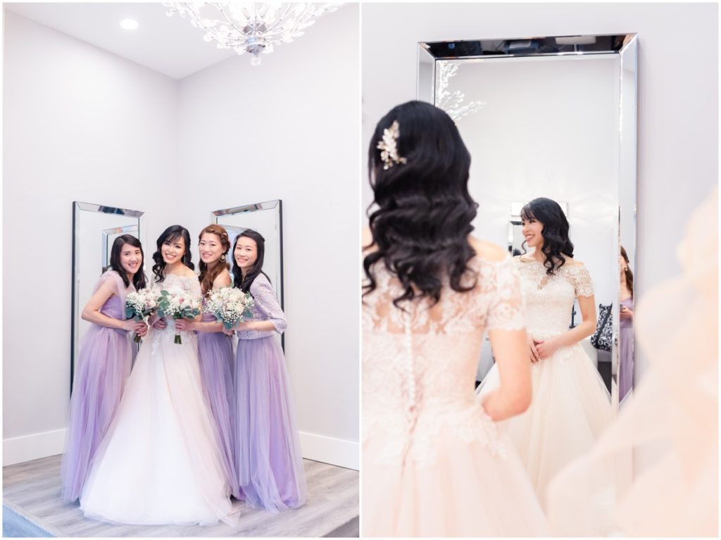 Swaneset Wedding getting ready photos with bridesmaids