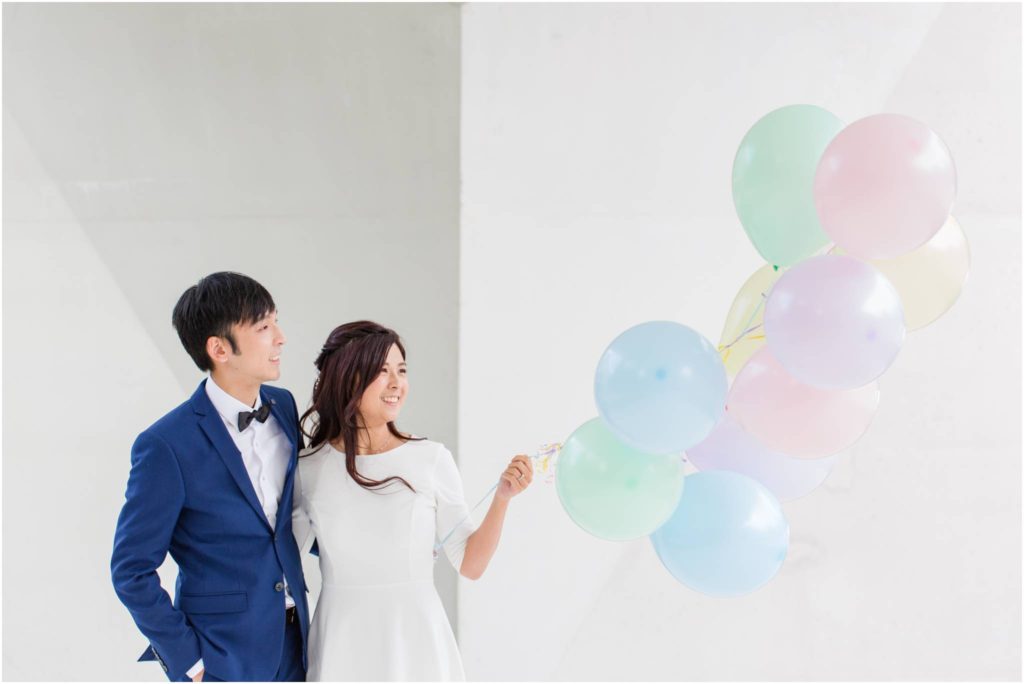 Vancouver UBC engagement photos, UP inspired with balloons