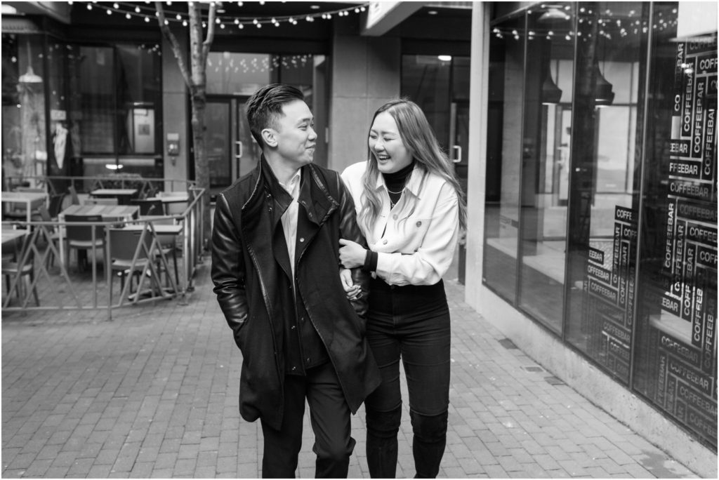 Downtown Vancouver Gastown Engagement Photos