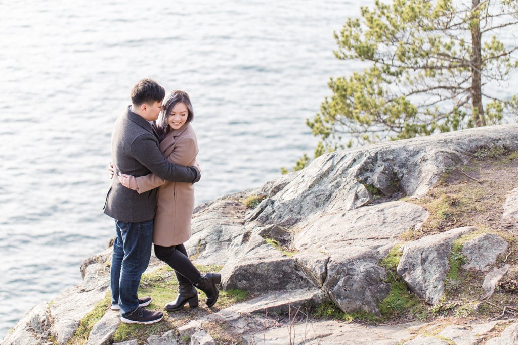 Lighthouse Park Engagement Photos  Vancouver Engagement Photos Vancouver Wedding Photographer Vivian Ng Photography