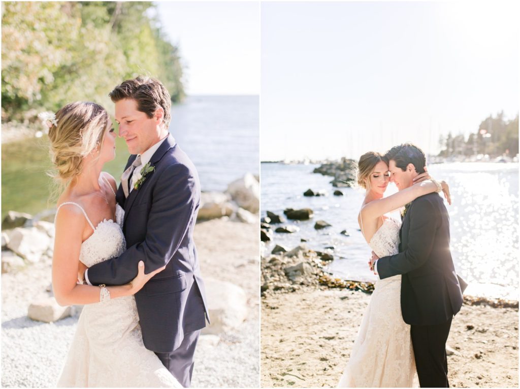 West Vancouver Eagle Harbour Wedding Photos bride and groom photos