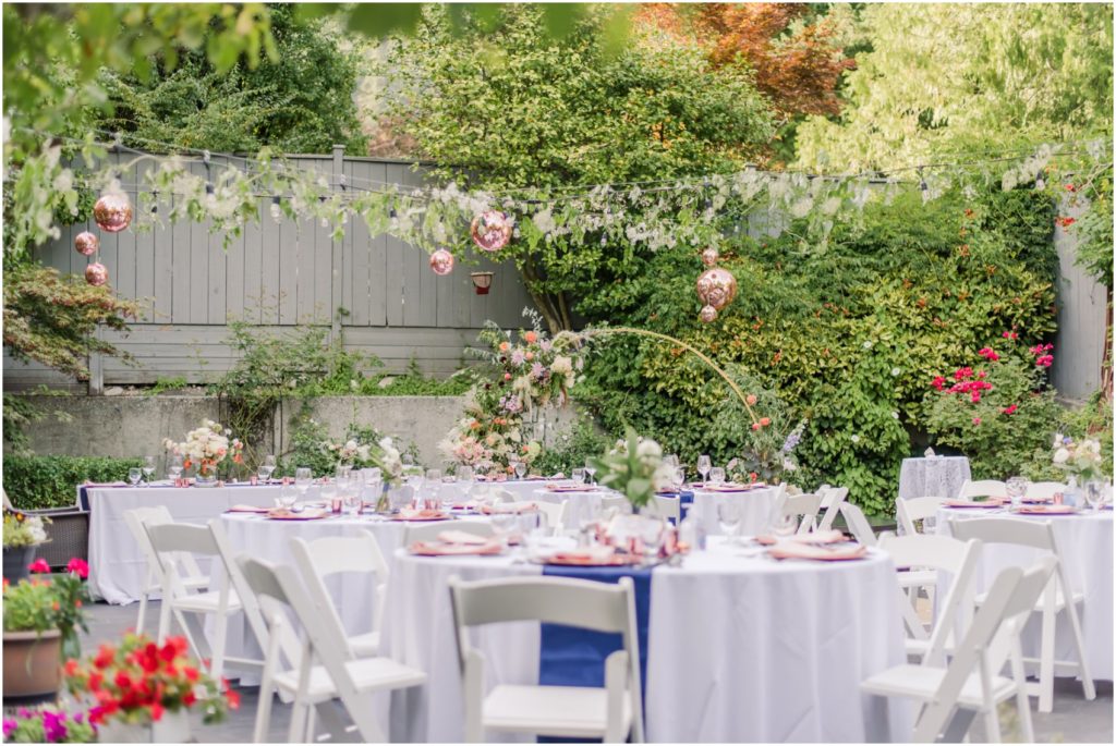 Vancouver Backyard Wedding, Vancouver Garden Wedding Reception