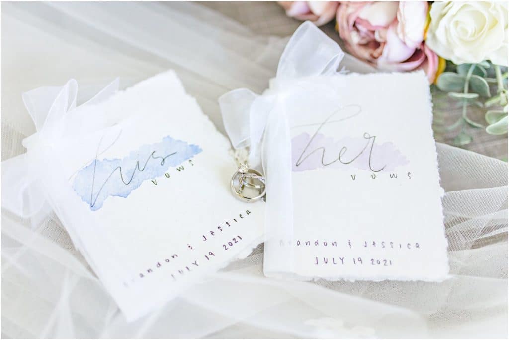Vancouver Wedding Photographer, detail photos of vow books, rings, florals, wedding shoes, jewelry