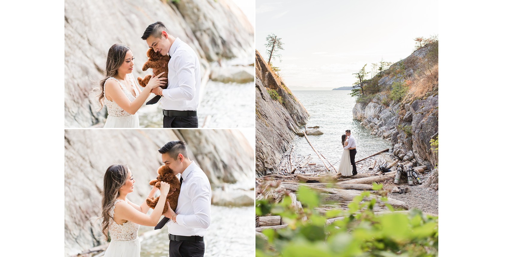 West Vancouver Whytecliff Engagement photos