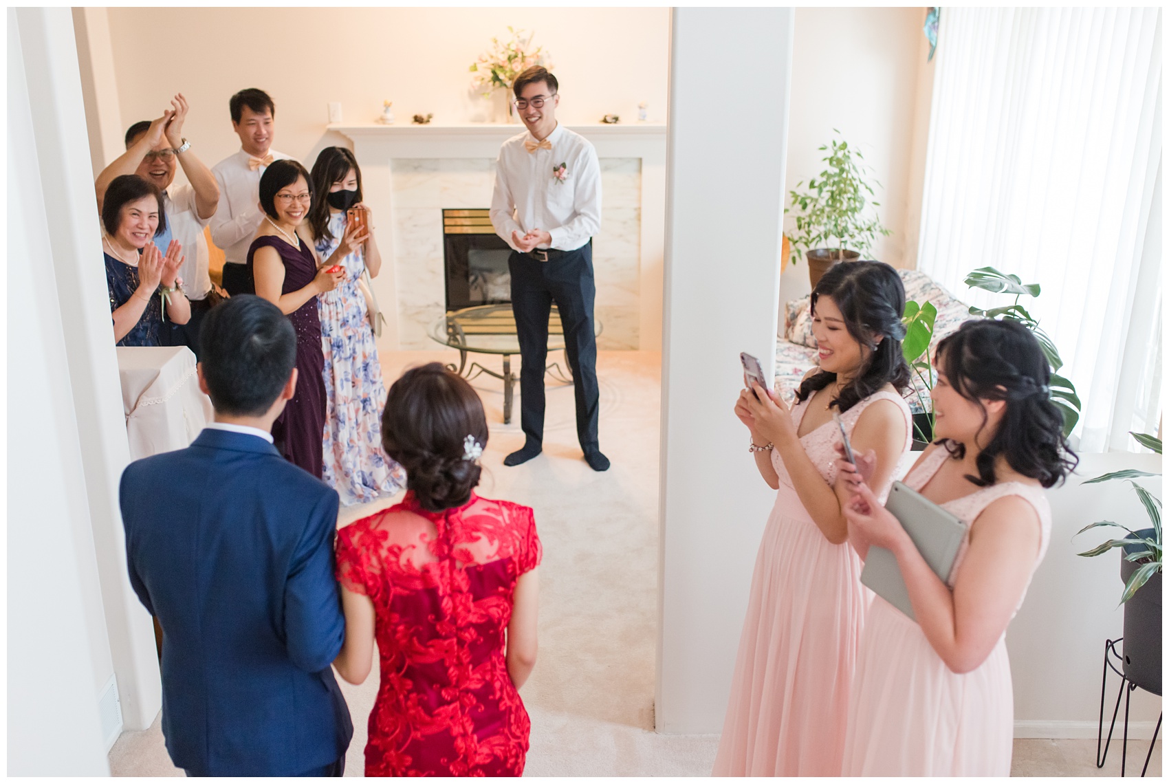 wedding day chinese wedding ceremony door games finished and groom picking up bride