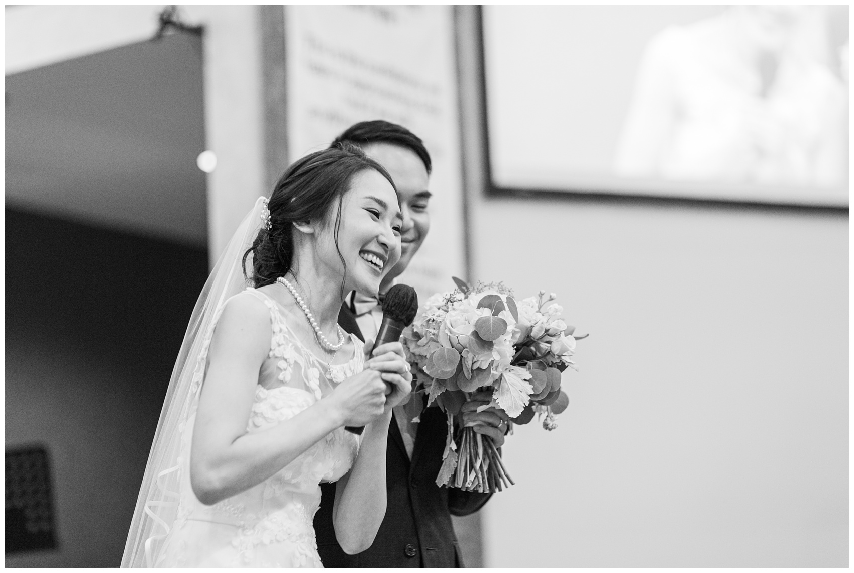 Burnaby Alliance Church wedding bride and groom speech
