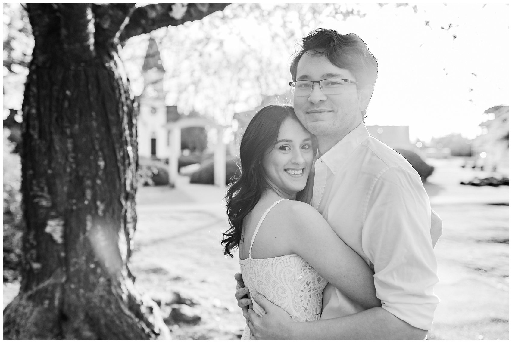 Richmond BC Engagement Photos with Cherry Blossoms at Minoru Park, Vancouver Wedding Photographer